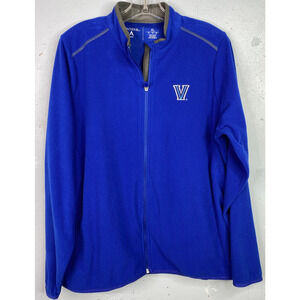 Women's Antiqua Villanova University Wildcats Royal Blue Full Zip Sz, XL